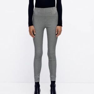 Zara Leggings Plaid